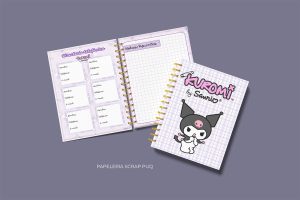 planner kuromi papelería scrappuq