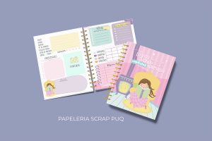 Reading Journal para niñas con portadas personalizadas de libros, ideal para fomentar la lectura