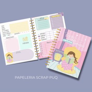 Reading Journal para niñas con portadas personalizadas de libros, ideal para fomentar la lectura