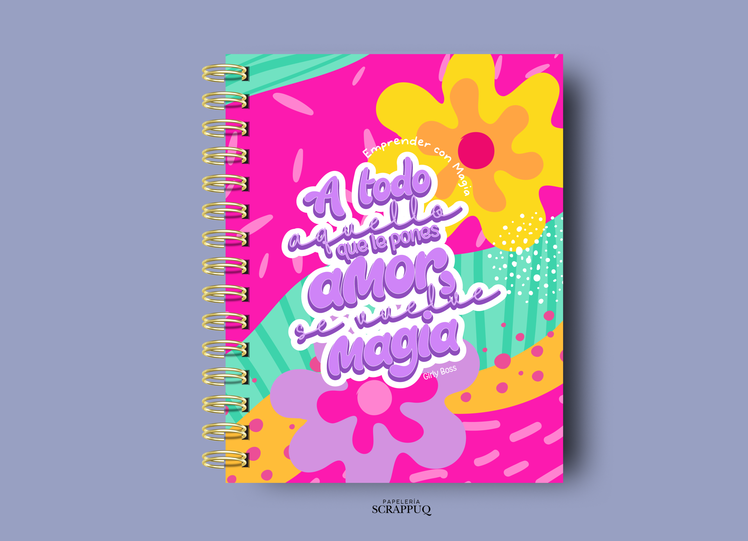 Agenda Emprendedora colorida